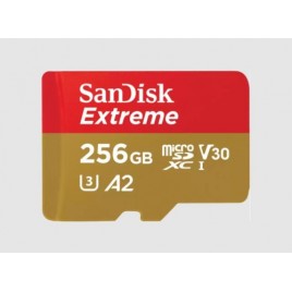 SanDisk Extreme 256 GB MicroSDXC UHS I Clase 3