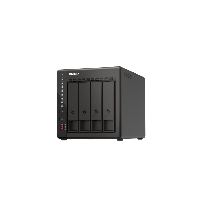 QNAP TS 453E NAS Torre Ethernet Negro J6412
