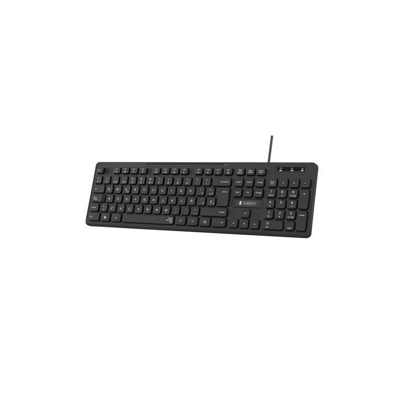 SUBBLIM Teclado Ergonomico Business Slim Silencioso con cable USB