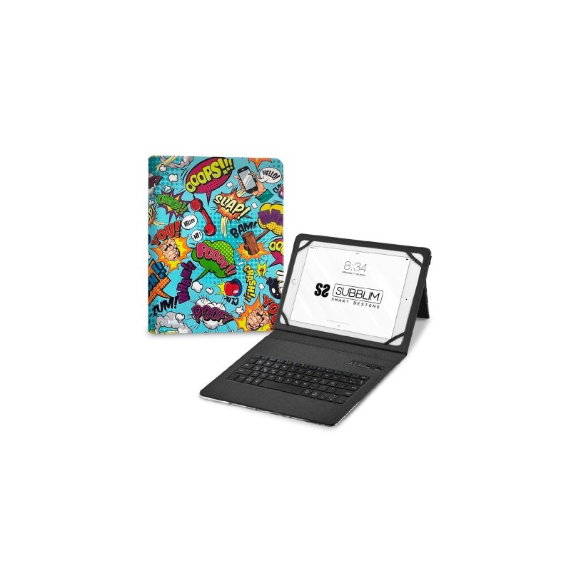 SUBBLIM Funda con Teclado Keytab Pro BT Trendy Comic