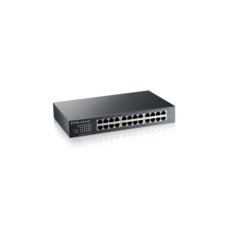 ZYZEL ZYXEL GS1915 24E 24 PORT GBE SMART HYBRID MODE SWITCH STANDALONE O NEBULAFLEX CLOUD RACKMOUNT AND DESKTOP SIN VENTILADOR 