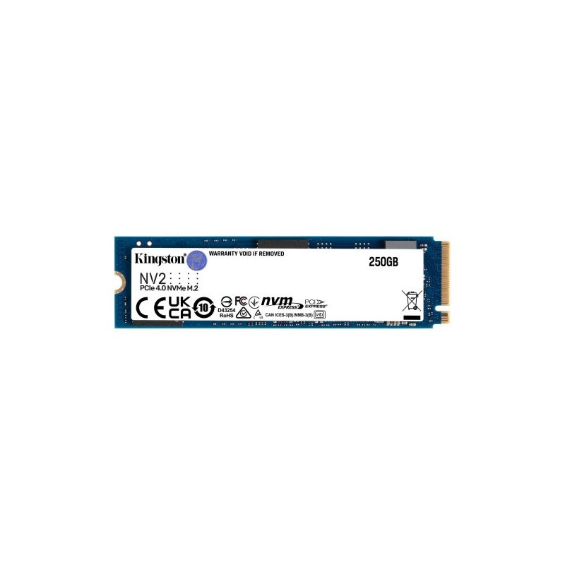 Kingston Technology NV2 M2 250 GB PCI Express 40 NVMe