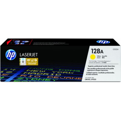 HP 128A TONER HP128A AMARILLO CE322A