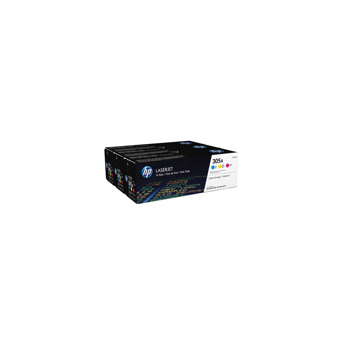 HP 305A TONER HP305A TRICOLOR CF370AM