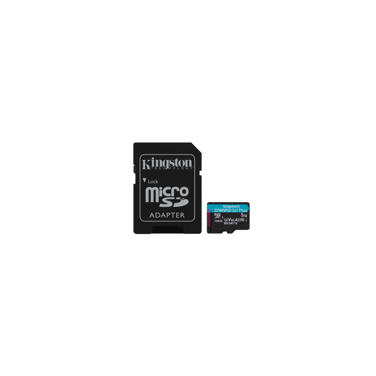 Kingston Technology Tarjeta microSDXC Canvas Go Plus Gen4 de 1 TB 200 MB s A2 U3 V30 y adaptador