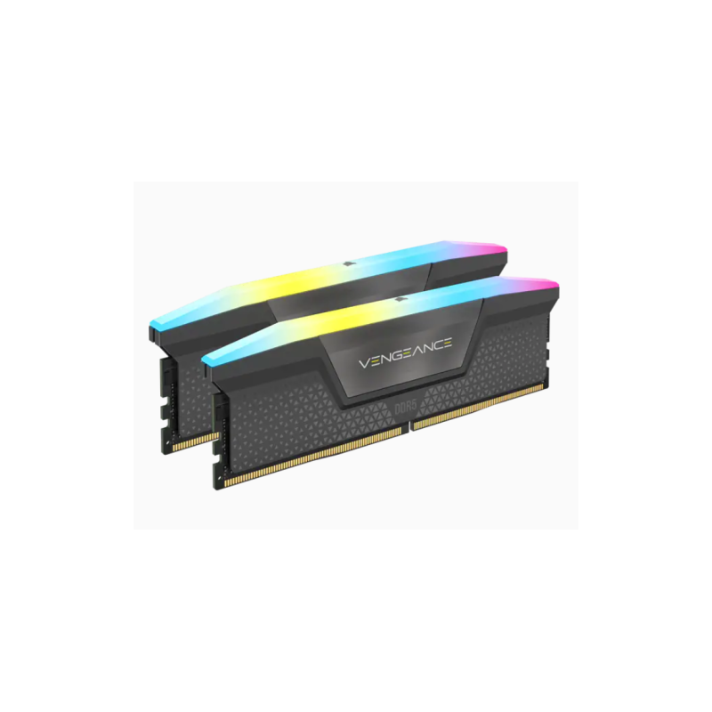 MEMORIA CORSAIR DDR5 64GB 2X32GB PC5200 VENGEANCE RGB CMH64GX5M2B5200Z40K