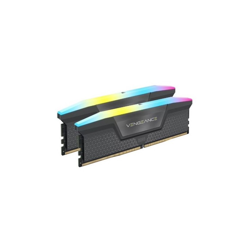 MEMORIA CORSAIR DDR5 64GB 2X32GB PC5600 VENGEANCE RGB CMH64GX5M2B5600Z40K