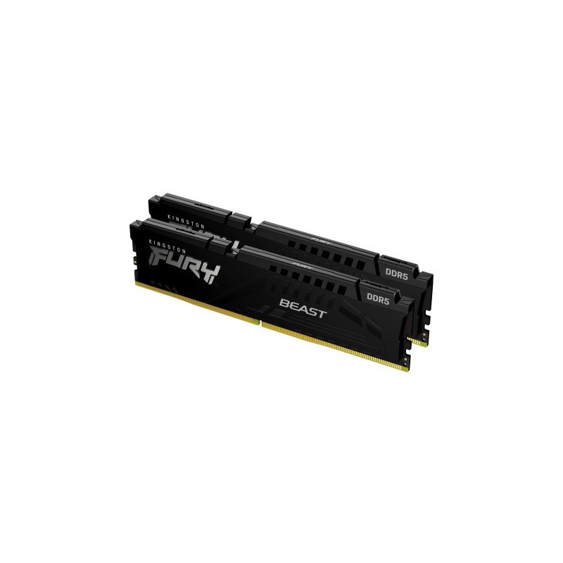 MEMORIA KINGSTON FURY BEAST BLACK DDR5 32GB KIT2 5200MT S CL36 KF552C36BBEK2 32