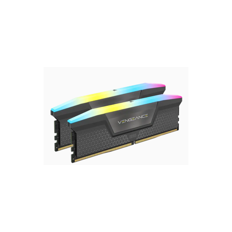 MEMORIA CORSAIR DDR5 32GB 2X16GB PC5200 VENGEANCE RGB CMH32GX5M2B5200Z40K