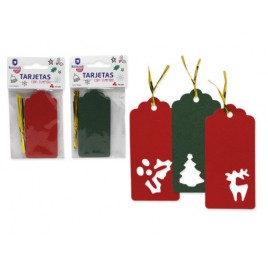 TARJETAS TROQUELADAS NAVIDAD 10 PCS BISMARK 330000