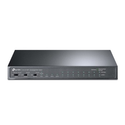 TP Link TL SL1311MP switch No administrado Fast Ethernet 10 100 Energia sobre Ethernet PoE Negro