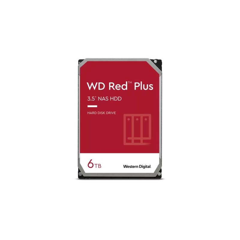 Western Digital Red Plus WD60EFPX disco duro interno 35 6000 GB Serial ATA III