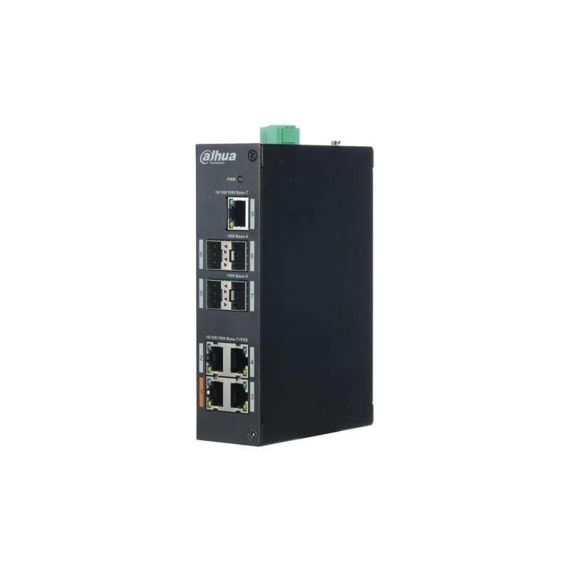 DH PFS3409 4GT V2 DAHUA SWITCH INDUSTRIAL L2 4 PUERTOS 1 UPLINK GIGABIT 4 SFP