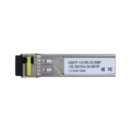 GSFP 1310R 20 SMF DAHUA MoDULO oPTICO GIGABIT TRANSCEPTOR DE FIBRA SFP MONOMODO SM LC 1GBPS ENViO 1550NM RECEPCIoN 1310NM HASTA