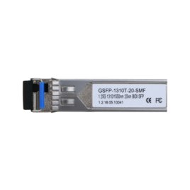 GSFP 1310T 20 SMF DAHUA MoDULO oPTICO GIGABIT TRANSCEPTOR DE FIBRA SFP MONOMODO SM PUERTO LC ENViO 1310NM RECEPCIoN 1550NM HAST