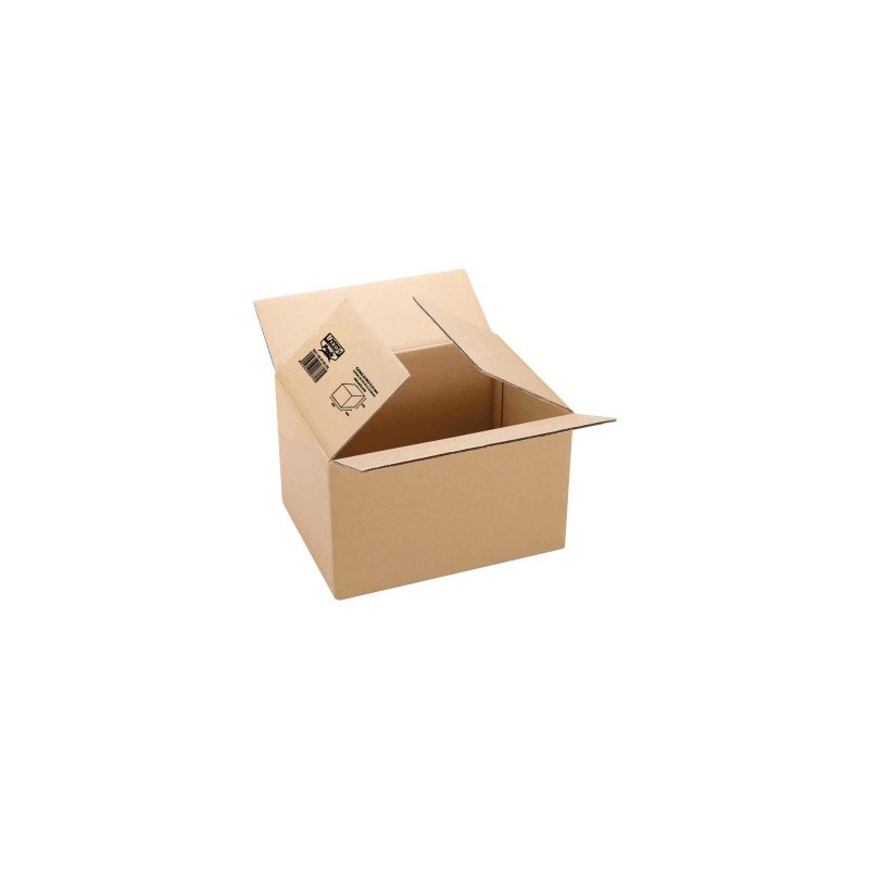 CAJA CARTON EMBALAJE 440X325X420MM MARRON CANAL 3MM FIXO 18106