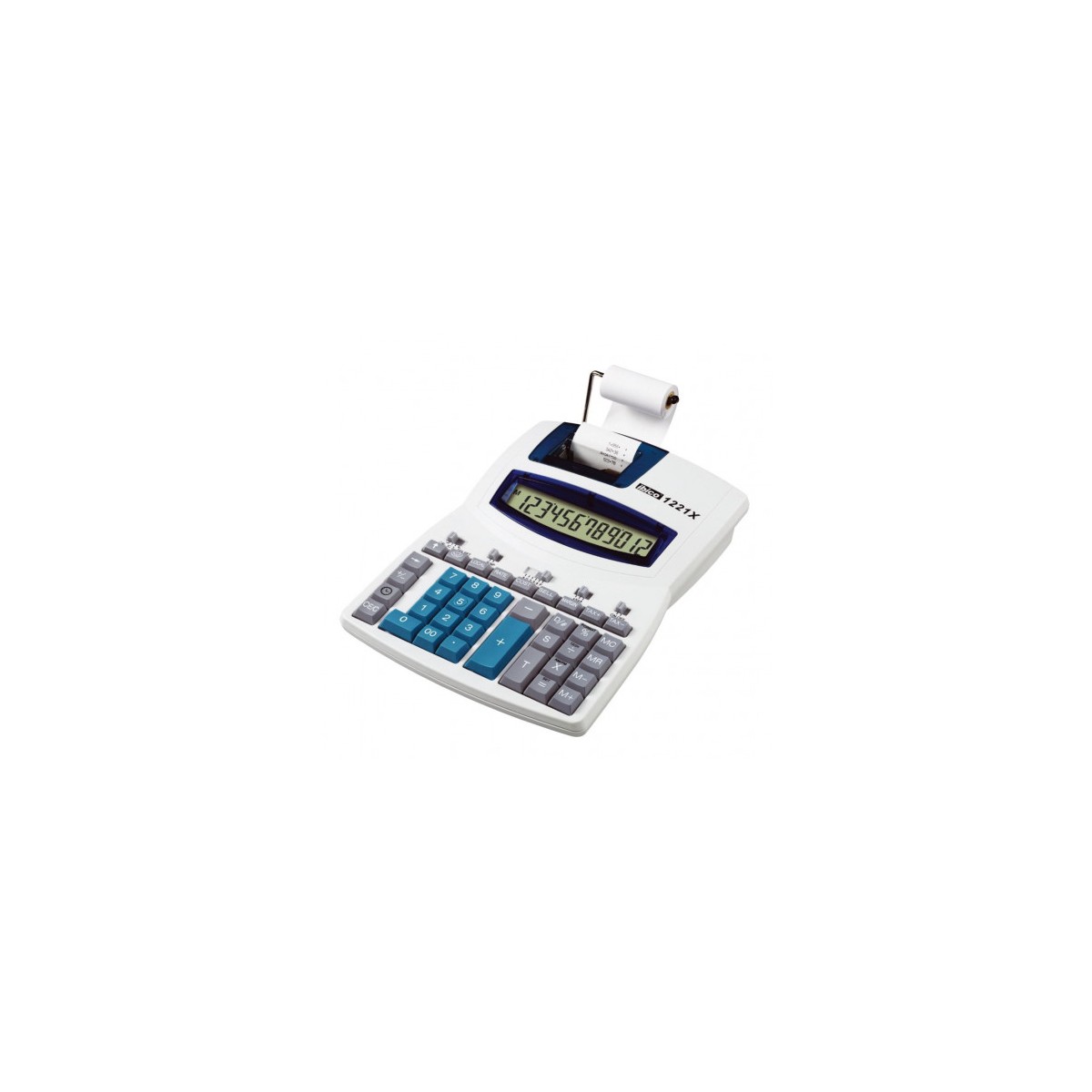 CALCULADORA IMPRESORA DE 12 DIGITOS MODELO 1221X ALIMENTACIoN RED IBICO IB410055