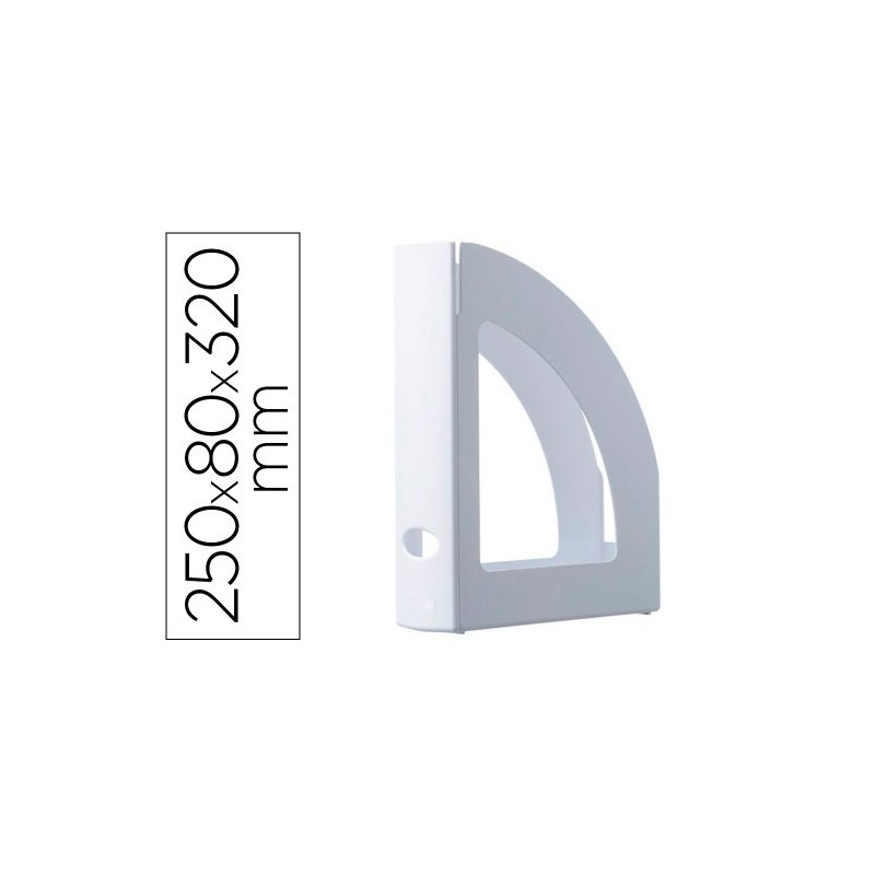 REVISTERO ECOGREEN BLANCO 100 RECICLADO Y RECICLABLE A4 Y FOLIO 250X80X320 MM BLANCO ARCHIVO 2000 2003 BL PS