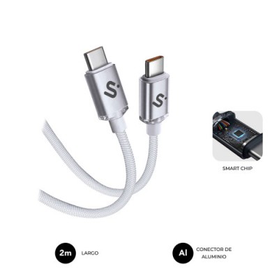 SUBBLIM CABLE OPTIMUS 60W C C 2m WHITE
