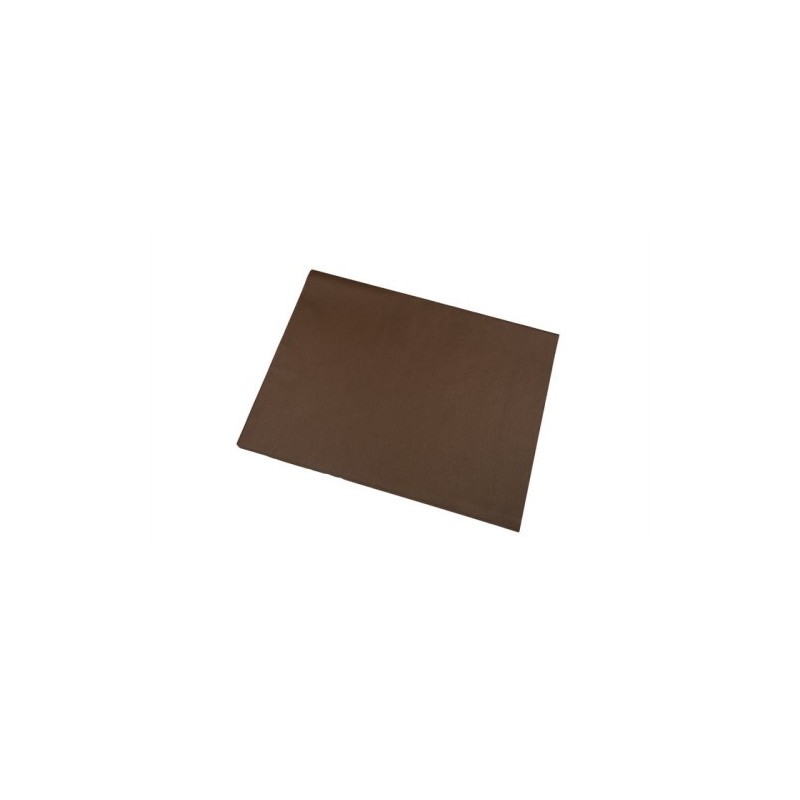 BOLSA 25 HOJAS 1 HOJA GRATIS PAPEL SEDA FSC 18G 50 X 75 CM MARRON OSCURO SADIPAL S0718118