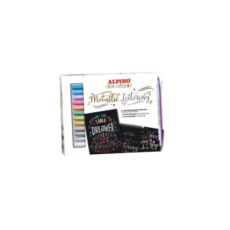 SET METALLIC LETTERING COLOR EXPERIENCE ALPINO AR010701