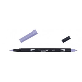 ROTULADOR DOBLE PUNTA PINCEL DUAL BRUSH 603 COLOR PERIWINKLE TOMBOW ABT 603