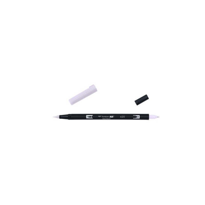 ROTULADOR DOBLE PUNTA PINCEL DUAL BRUSH 620 COLOR LILAC TOMBOW ABT 620