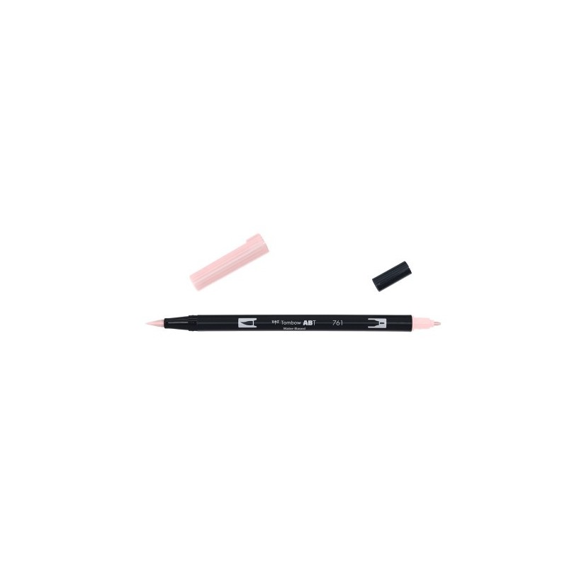 ROTULADOR DOBLE PUNTA PINCEL DUAL BRUSH 761 COLOR CARNATION TOMBOW ABT 761