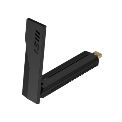 MSI BE6500 WiFi7 USB Stick Dongle tarjeta y adaptador de interfaz USB 32 Gen 1 31 Gen 1