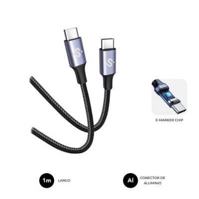SUBBLIM CABLE PLUS 100W C C 1m WHITE