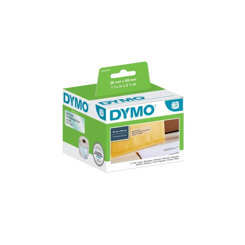 PACK 12 ROLLOS LW ETIQUETAS 36X89MM DYMO 2093093