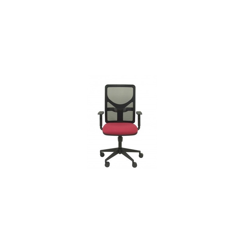 SILLA MOTILLA MALLA NEGRA ASIENTO BALI GRANATE BRAZO REGULABLE PIQUERAS Y CRESPO 21SM840B933B10CRN65