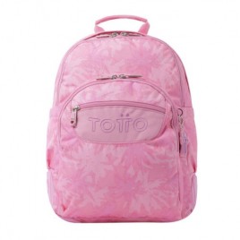 MOCHILA ESCOLAR PALMERAS ROSAS CRAYOLES TOTTO MA04ECO029 2210N 8IE