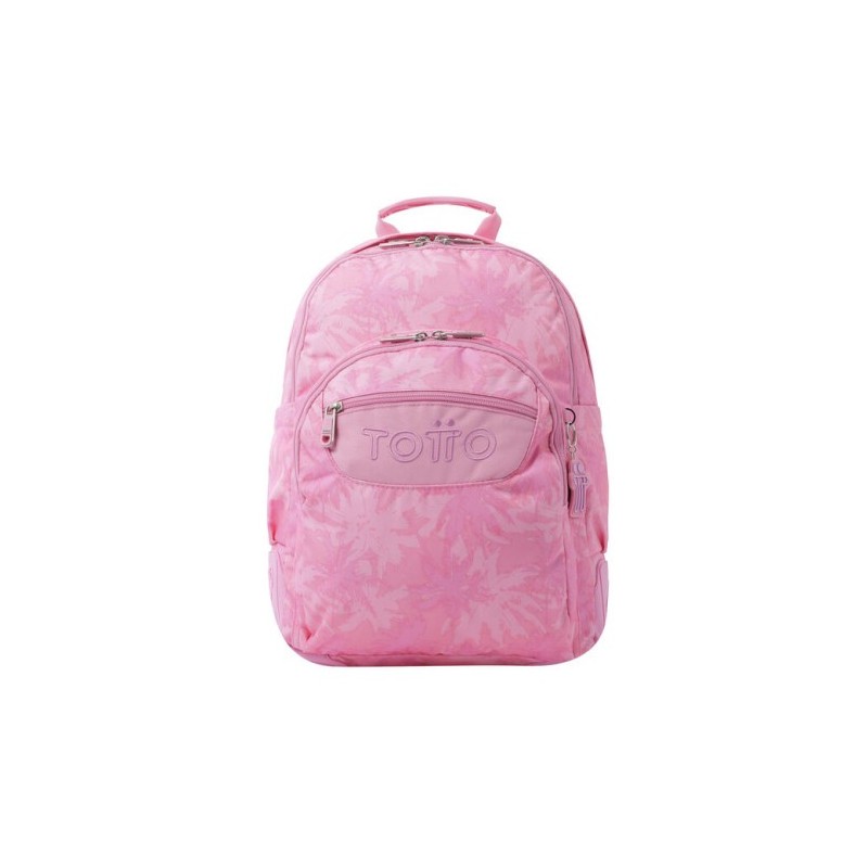 MOCHILA ESCOLAR PALMERAS ROSAS CRAYOLES TOTTO MA04ECO029 2210N 8IE