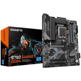 PLACA GIGABYTE B760 GAMING X DDR4INTEL1700B7604DDR4128GBHDMIDP4SATA3M23USB 32USB C25GBATX