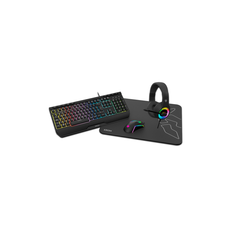 KROM KIT GAMING 4 en 1 KENYA RGB