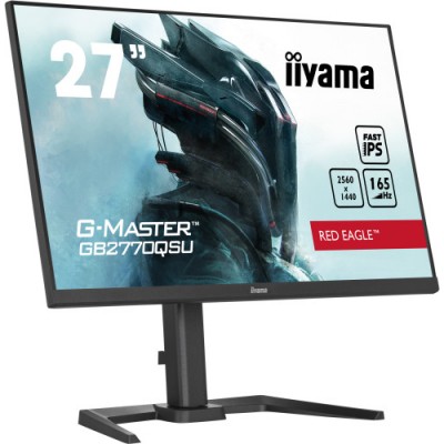 D MONITOR IIYAMA 27 GAMING G MASTER GB2770QSU B5 WQHD 165HZ 05MS HDMI USB DISPLAYPORT ALT REG ALT PIVOTANTE