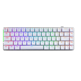 TECLADO ASUS ROG FALCHION ACE WHITE BLANCO