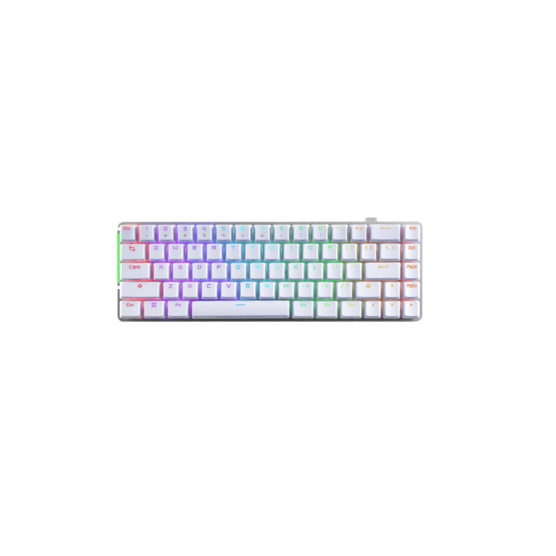 TECLADO ASUS ROG FALCHION ACE WHITE BLANCO