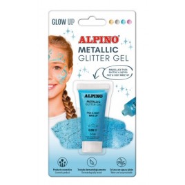 BLiSTER MAQUILLAJE CON COLOR Y PURPURINA GLITTER AZUL ALPINO DL000603