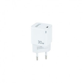 TooQ Cargador de Pared GAN USB C PD 30W Blanco