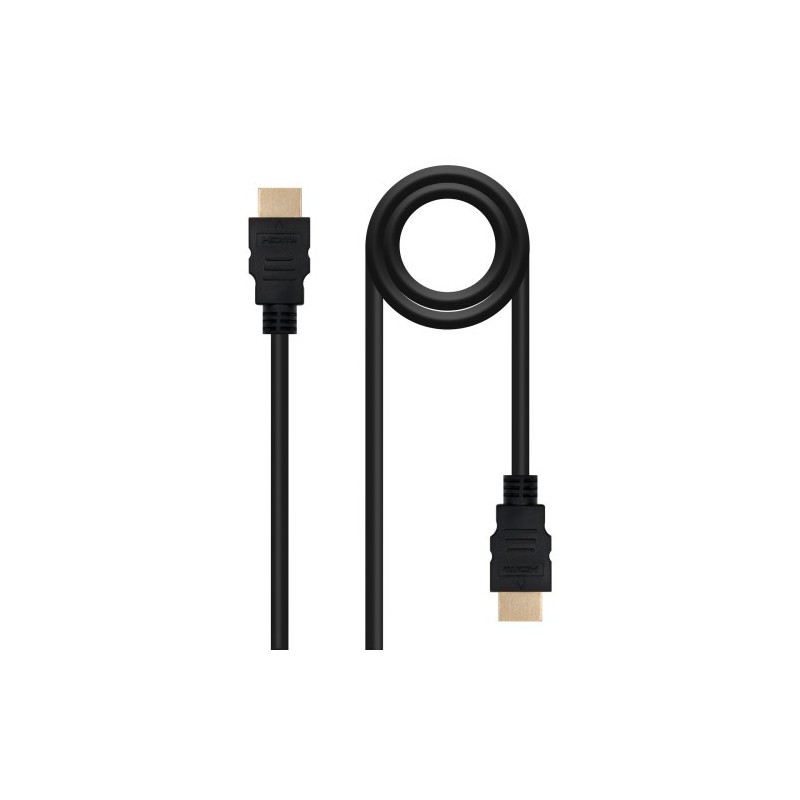 Nanocable Cable HDMI V14 Alta Velocidad HEC A M A M Negro 1 m