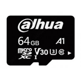 DAHUA MICROSD 64GB ENTRY LEVEL VIDEO SURVEILLANCE MICROSD CARD READ SPEED UP TO 100 MB S WRITE SPEED UP TO 40 MB S SPEED CLASS 