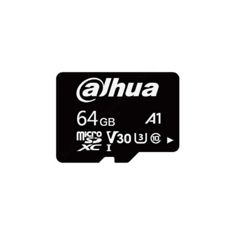 DAHUA MICROSD 64GB ENTRY LEVEL VIDEO SURVEILLANCE MICROSD CARD READ SPEED UP TO 100 MB S WRITE SPEED UP TO 40 MB S SPEED CLASS 