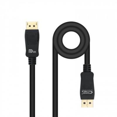 Nanocable 10152502 cable DisplayPort 2 m Negro