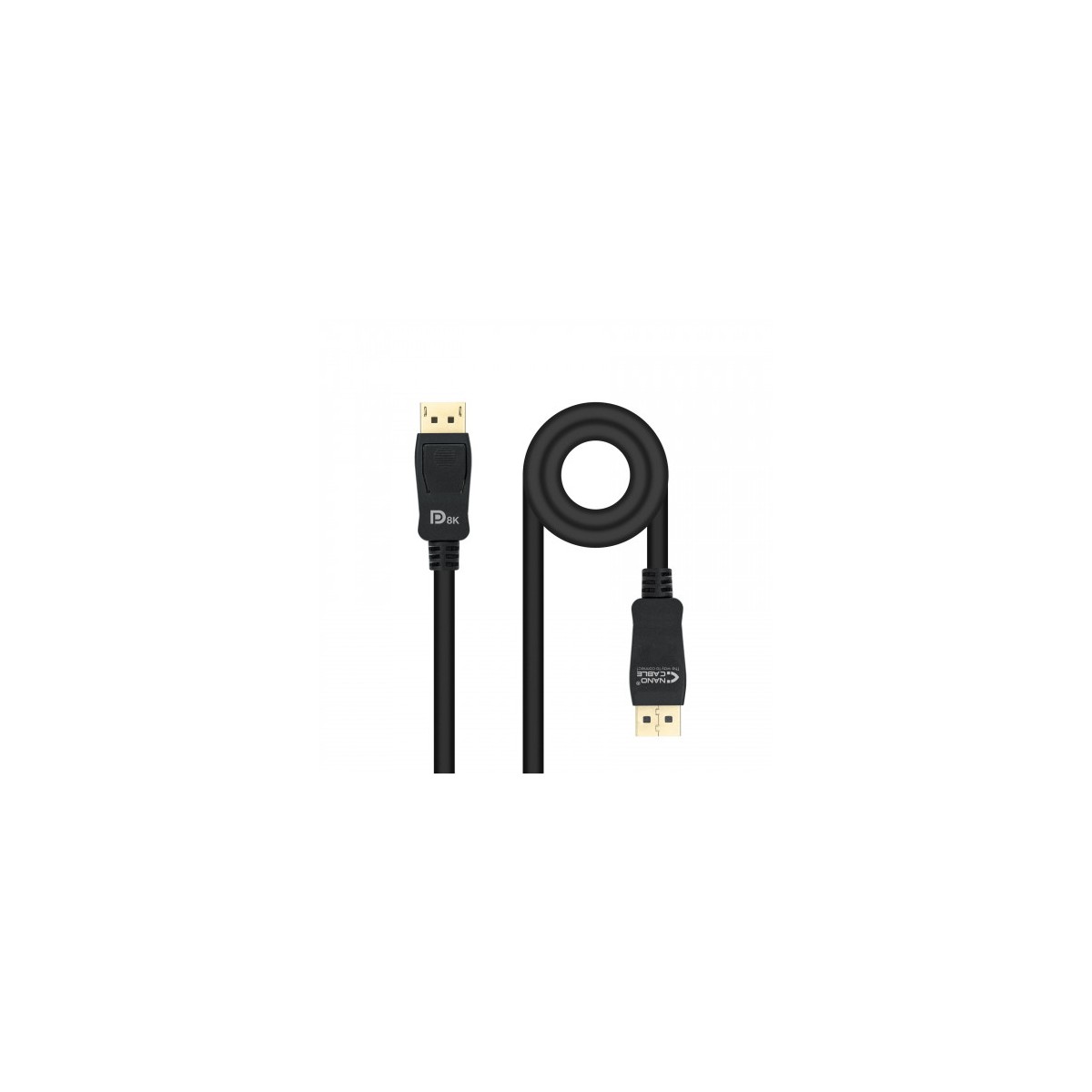 Nanocable 10152502 cable DisplayPort 2 m Negro