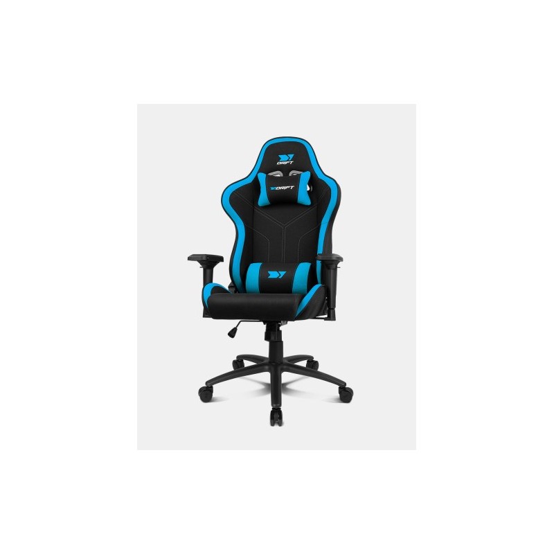 DRIFT DR110BL silla para videojuegos Butaca para jugar Asiento acolchado Negro Azul