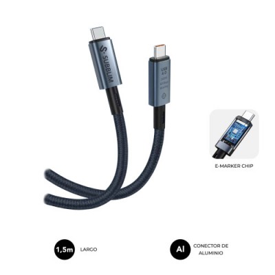 SUBBLIM CABLE HIGH 240w C C USB40 8K 15m