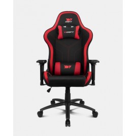 DRIFT DR110BR silla para videojuegos Butaca para jugar Asiento acolchado Negro Rojo