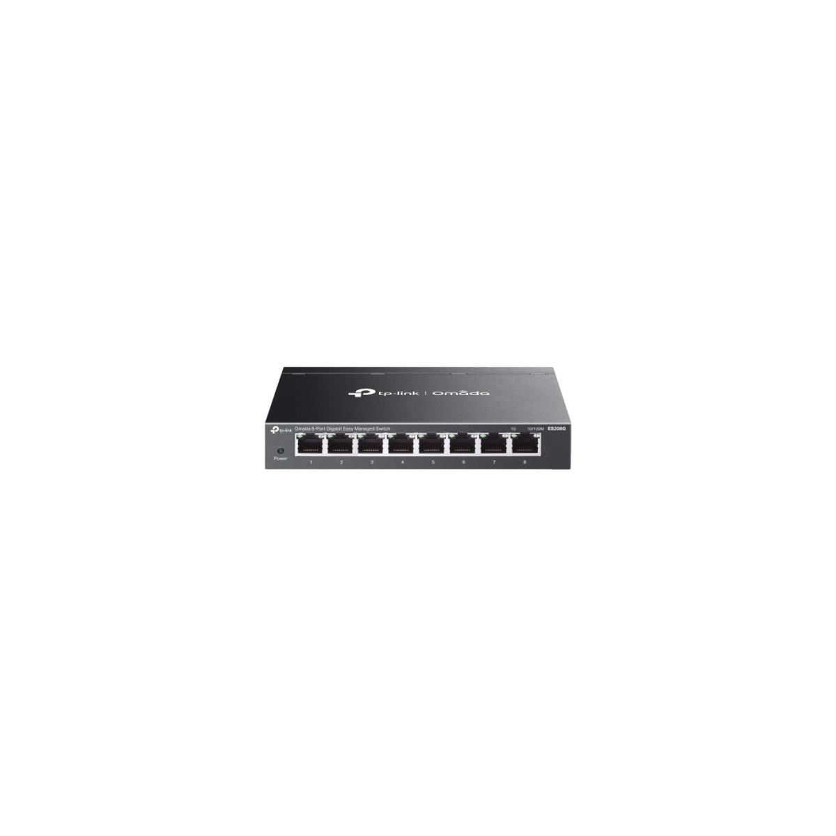 TP Link ES208G switch Gestionado Gigabit Ethernet 10 100 1000 Negro